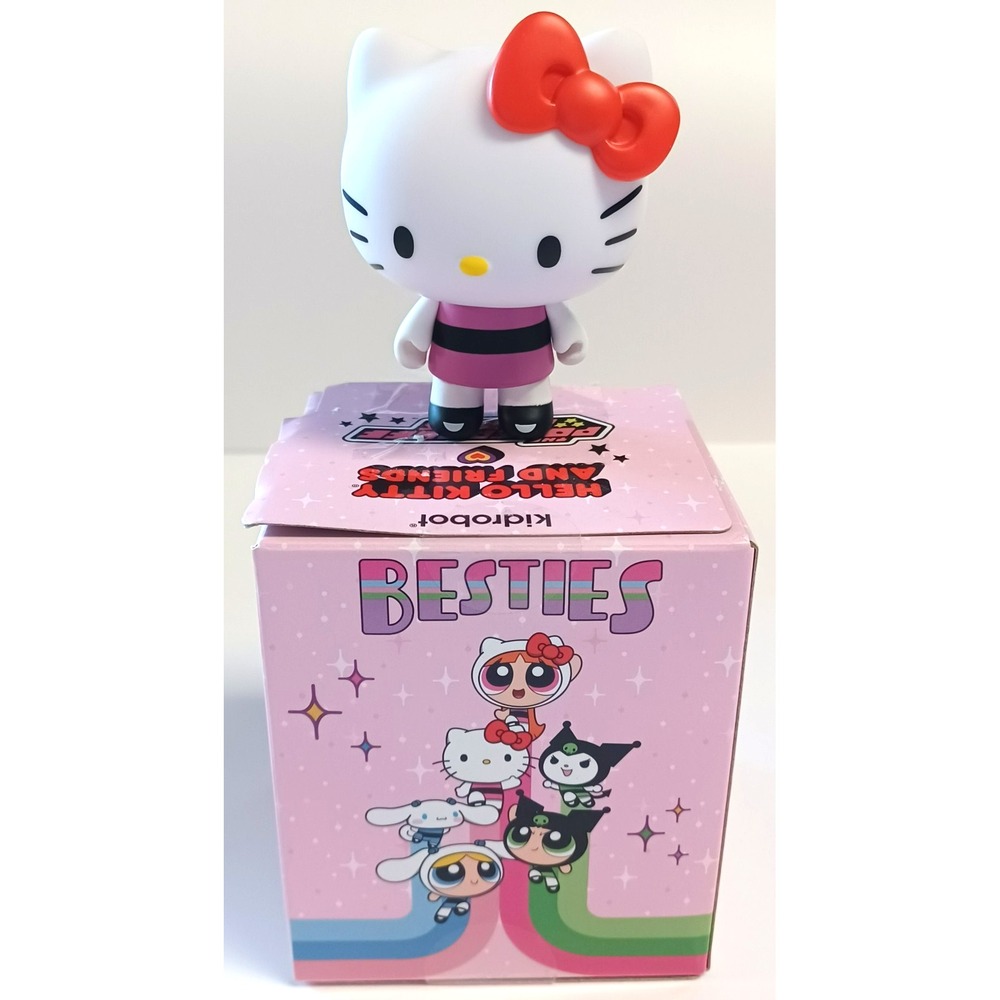 Kidrobot Hello Kitty x Powerpuff Girls Besties Figure Hello Kitty as Blossom